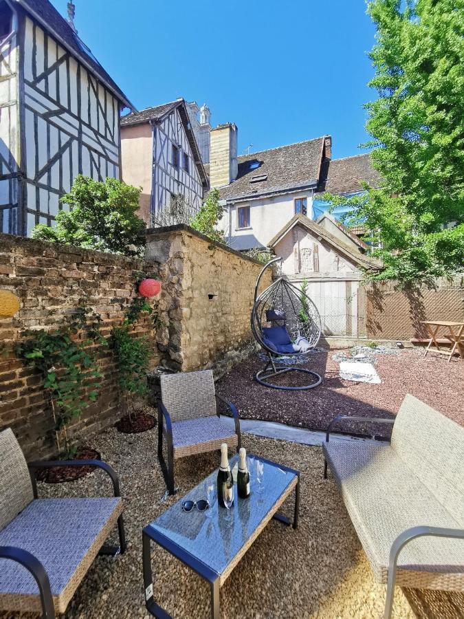 Le Chat De La Cathedrale - Calme - Jardin - Wifi Troyes Luaran gambar